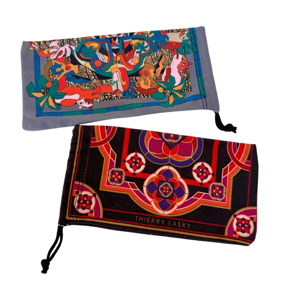 Thierry Lasry Geometric Pouches Set of 2